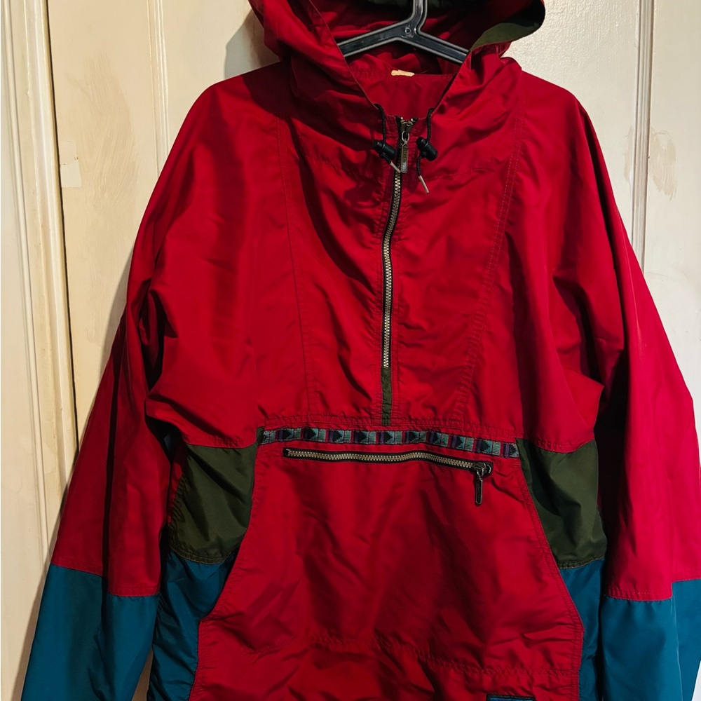 L.L. Bean vintage Men’s Hooded Anorak Pull-Over